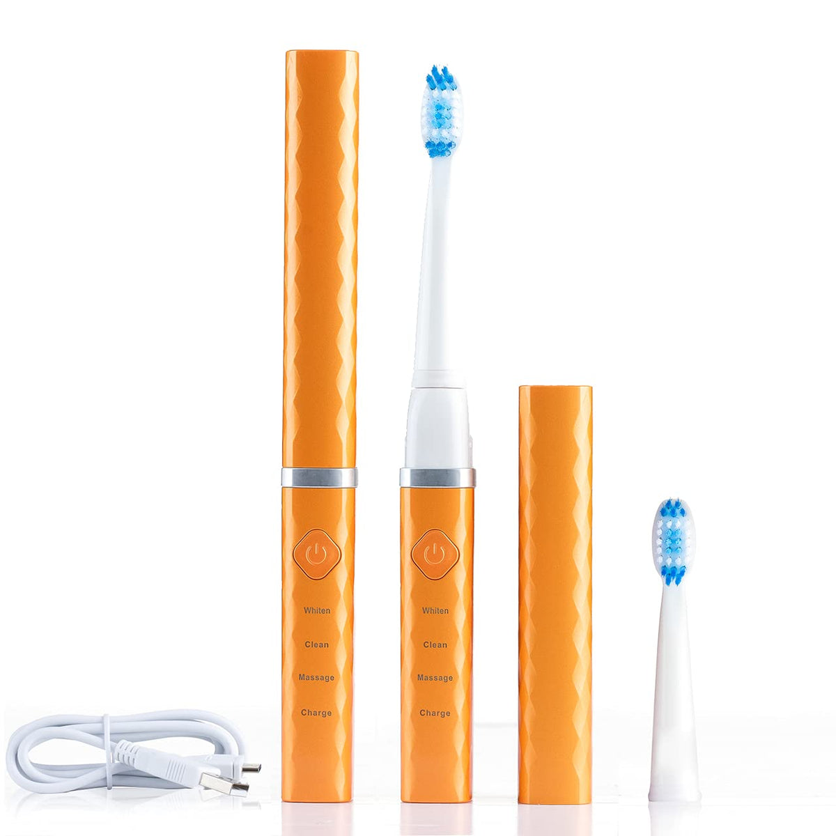 Pop Sonic USB Charge Anywhere Toothbrush Bonus 2 Pack - Pop Sonic Official Imagery - 3