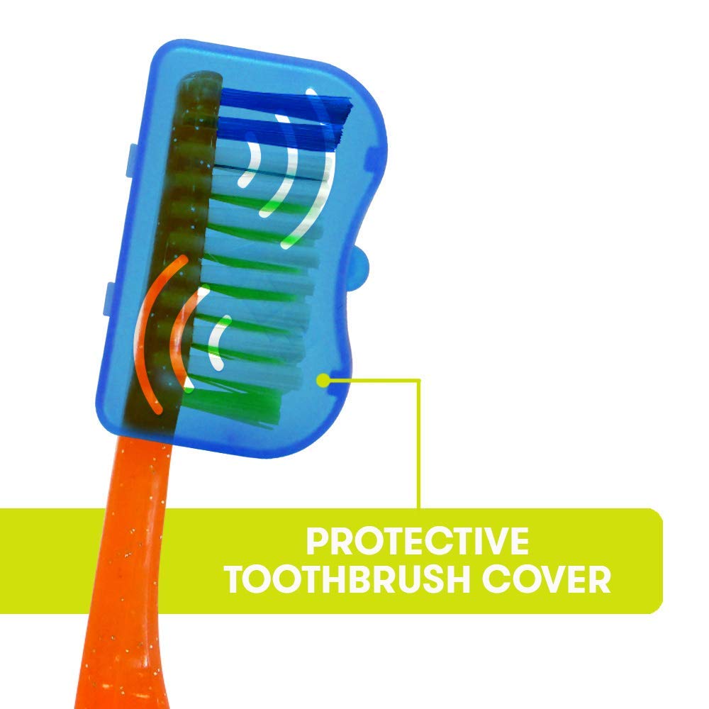 Reach Crystal Clean Firm Bristle Toothbrushes 6 Pack – back view and specifications
