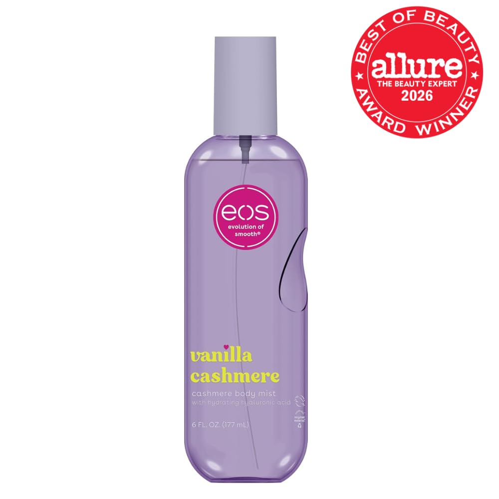 eos Cashmere Body Mist Vanilla Body Spray for Women Vegan 6 – close-up detail