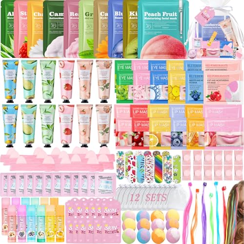 156 Pcs Spa Party Supplies Bulk Gifts for Women Include - SSZS Official Imagery - 1