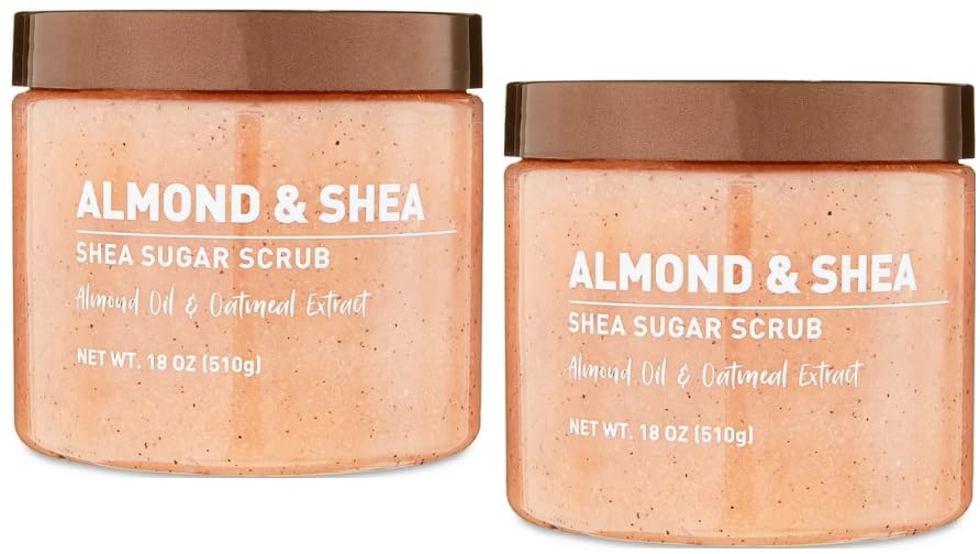 Shea Sugar Scrub 18 oz ea container with Ultra Hydrating and - KING COMBOS Official Imagery - 1