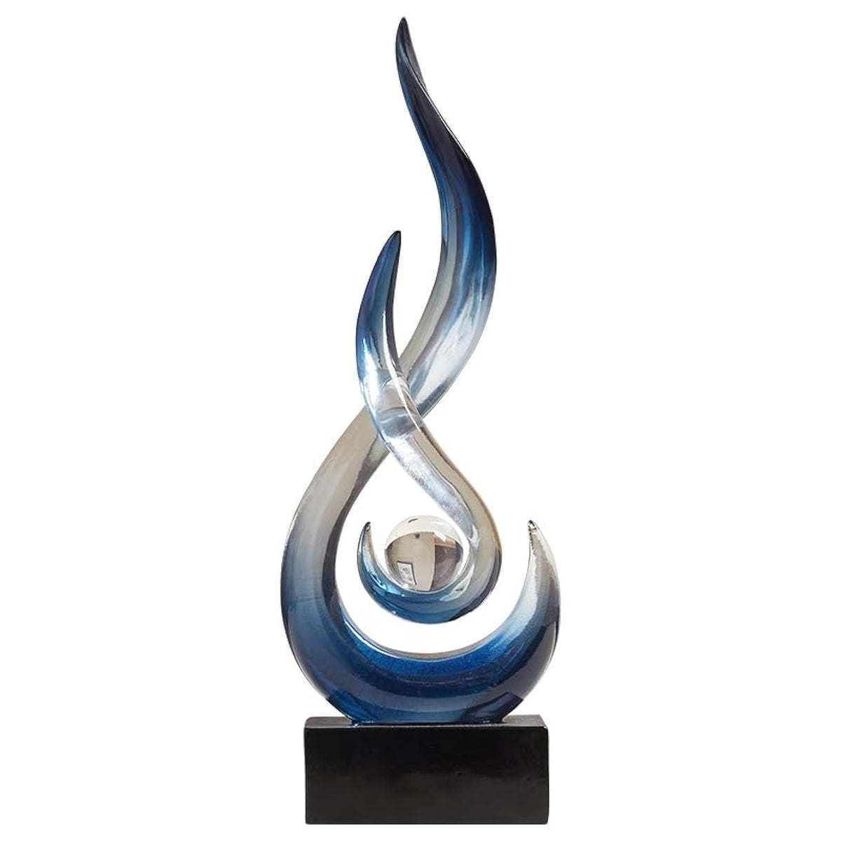 Modern Abstract Art Table Decoration Resin Flame Statue - XYQXYQ Official Imagery - 7