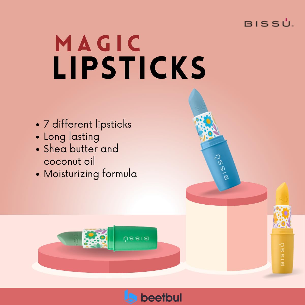 Biss 7 Piece Magic Lipstick Kit - Bissú Official Imagery - 3