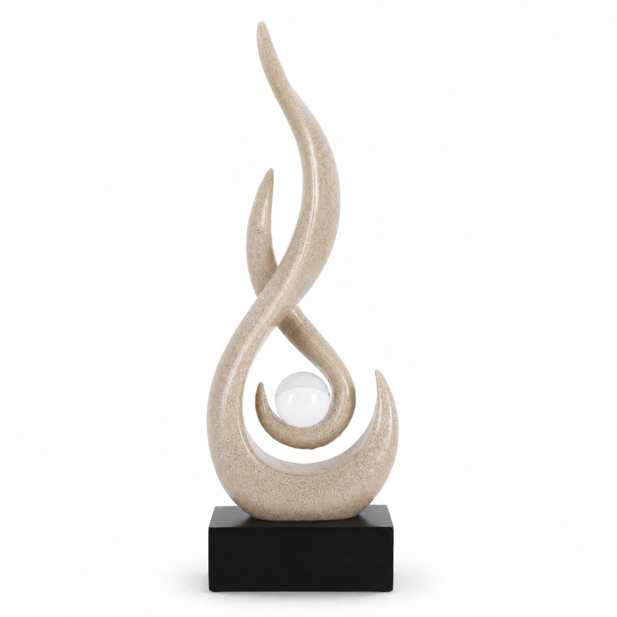 Modern Abstract Art Table Decoration Resin Flame Statue - XYQXYQ Official Imagery - 6