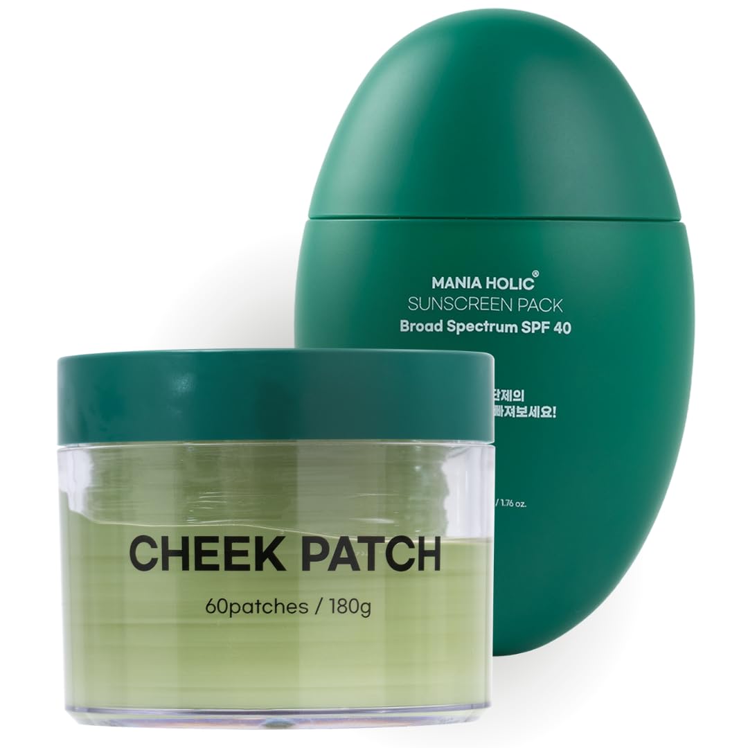 MANIA HOLIC Cheek Patch and Sunscreen Bundle Hydrating and - MANIA HOLIC Official Imagery - 2