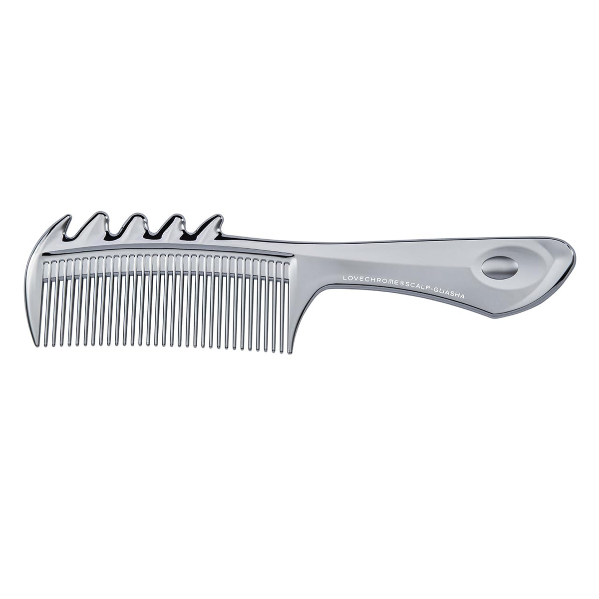 LOVECHROME F Scalp Guasha Japanese Artisan Anti Static Comb - LOVECHROME Official Imagery - 2