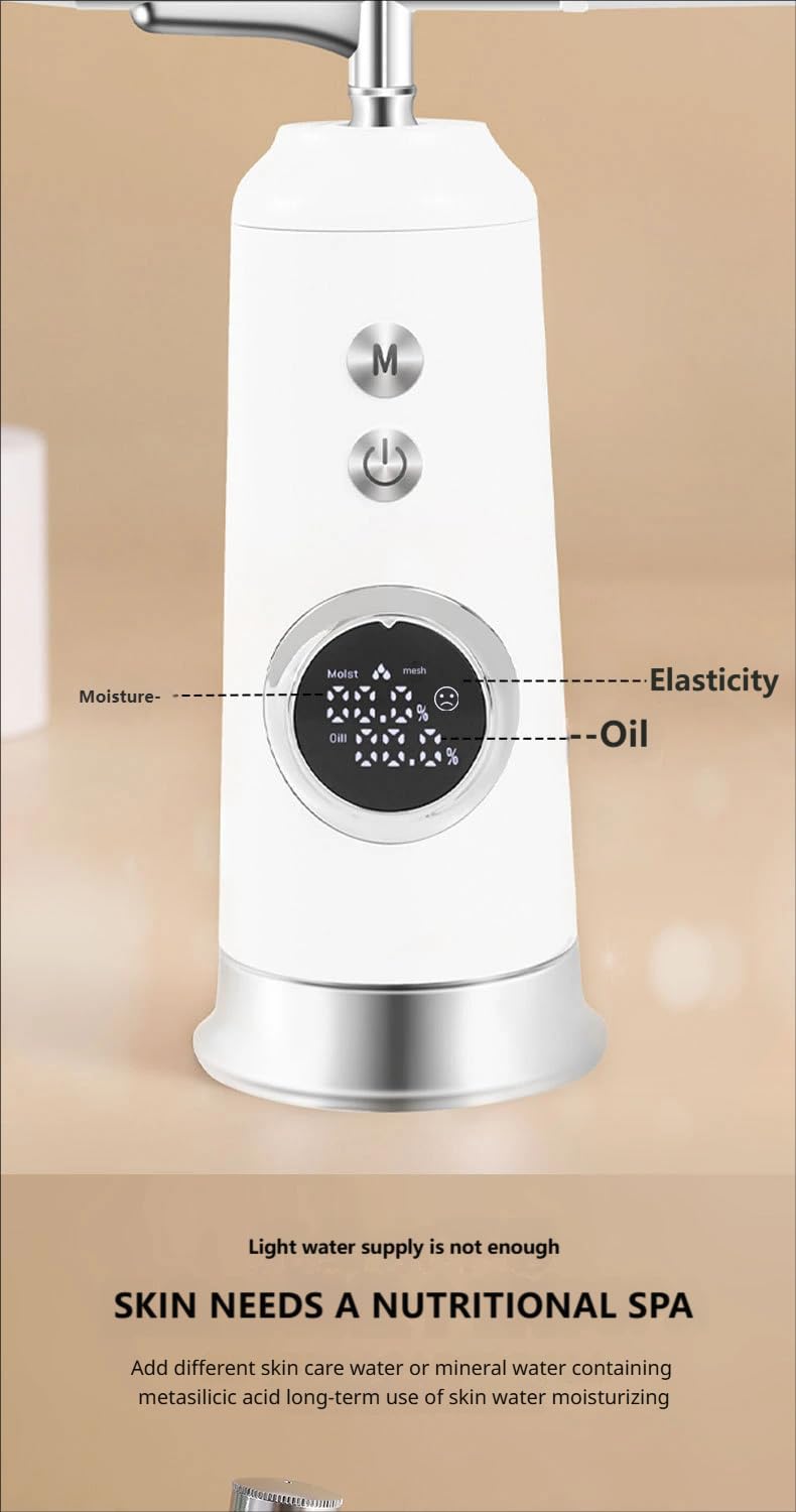 Cordless Facial Oxygen Injector Nano Mist Skin Sprayer - Premium Selection Official Imagery - 5
