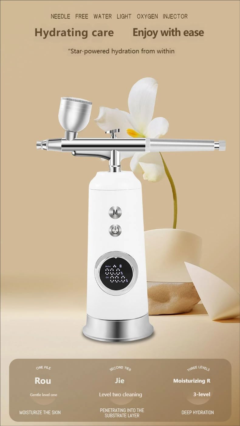 Cordless Facial Oxygen Injector Nano Mist Skin Sprayer - Premium Selection Official Imagery - 3