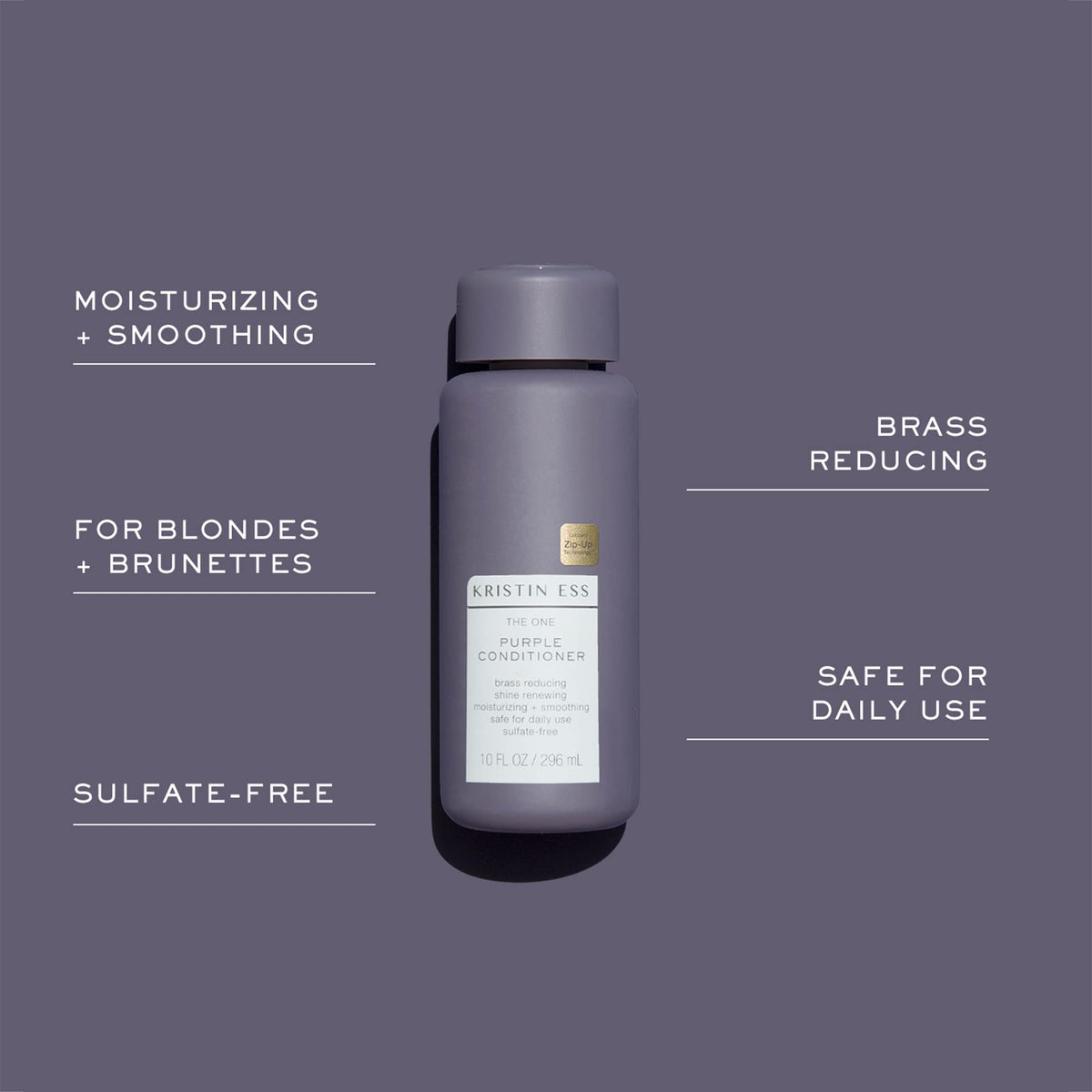 Kristin Ess Hair Purple Shampoo and Conditioner Set for - Kristin Ess Official Imagery - 6
