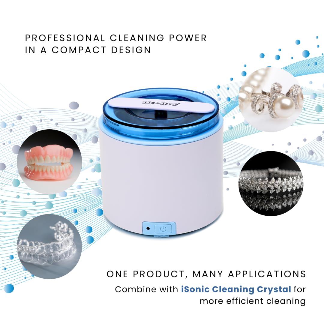 iSonic DS180 Portable Ultrasonic Denture Retainer Cleaner - iSonic Official Imagery - 4
