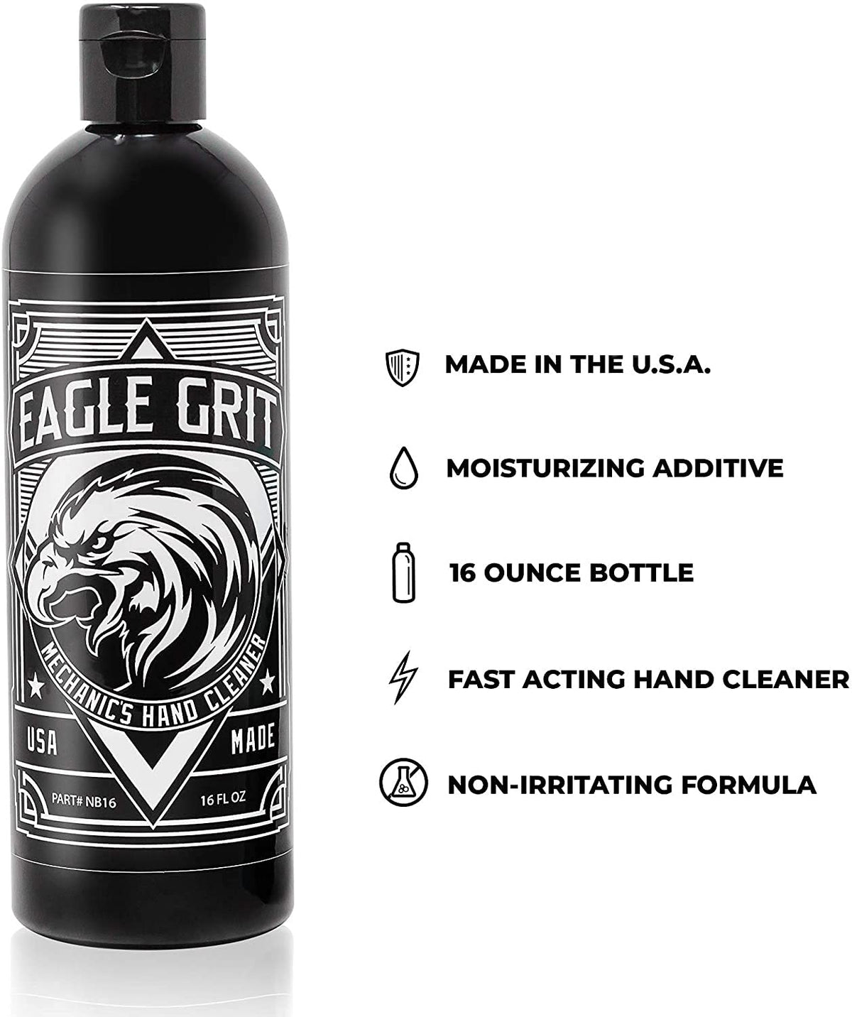 Eagle Grit Heavy Duty Industrial Hand Cleaner USA Made - EAGLE GRIT INDUSTRIAL HANDSOAP Official Imagery - 6