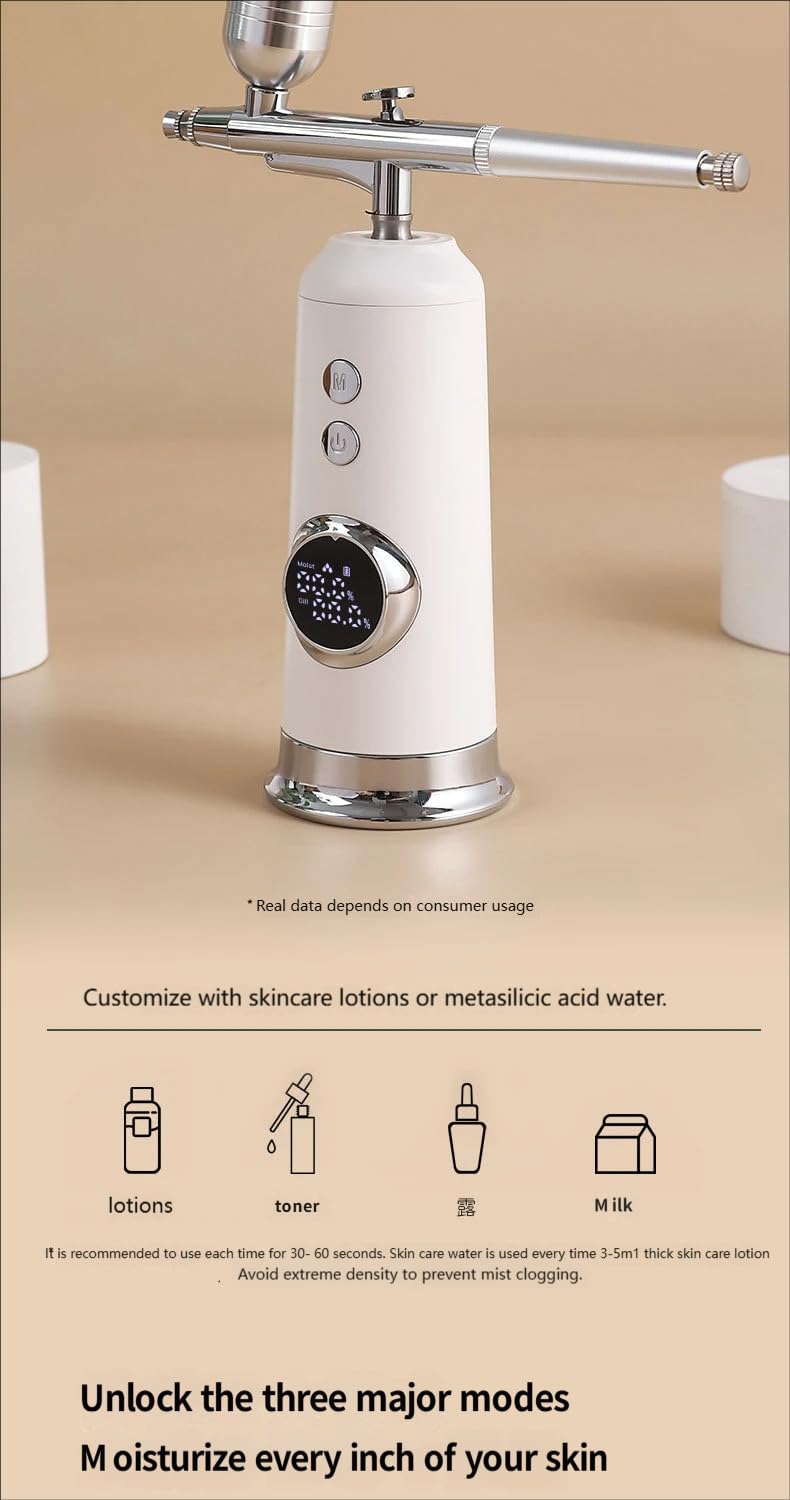 Cordless Facial Oxygen Injector Nano Mist Skin Sprayer - Premium Selection Official Imagery - 6