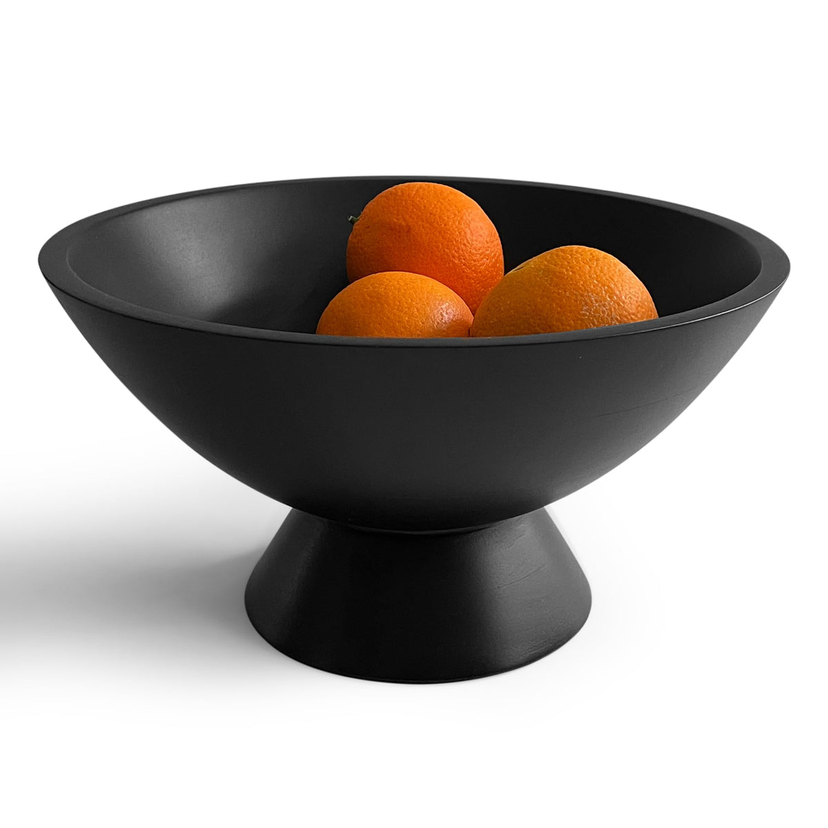 Fairwood Way Handturned Artisan Black Pedestal Bowl - Fairwood Way Official Imagery - 1