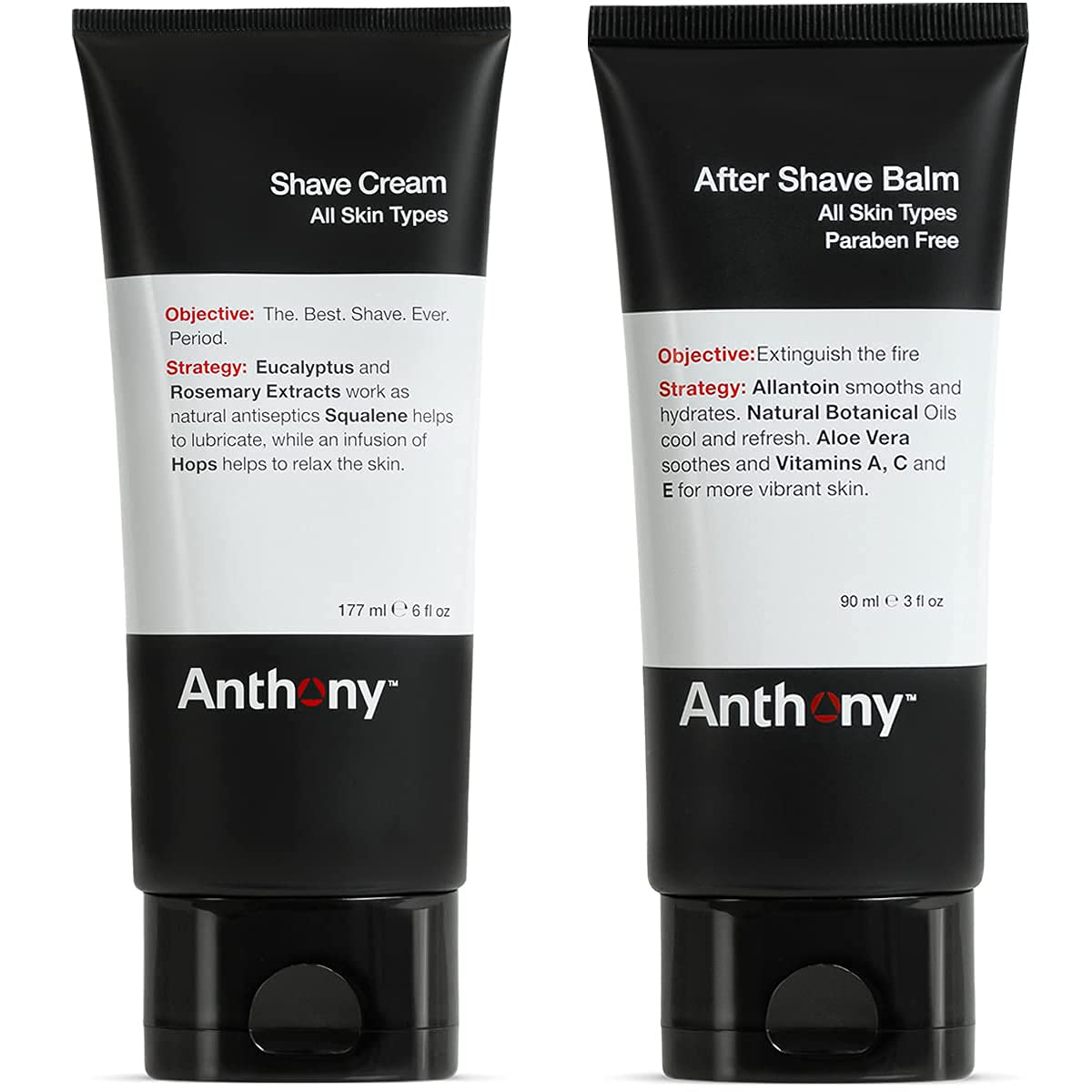 Anthony Shave Cream 6 Fl Oz and Anthony Aftershave Balm 3 Fl - Anthony Official Imagery - 2