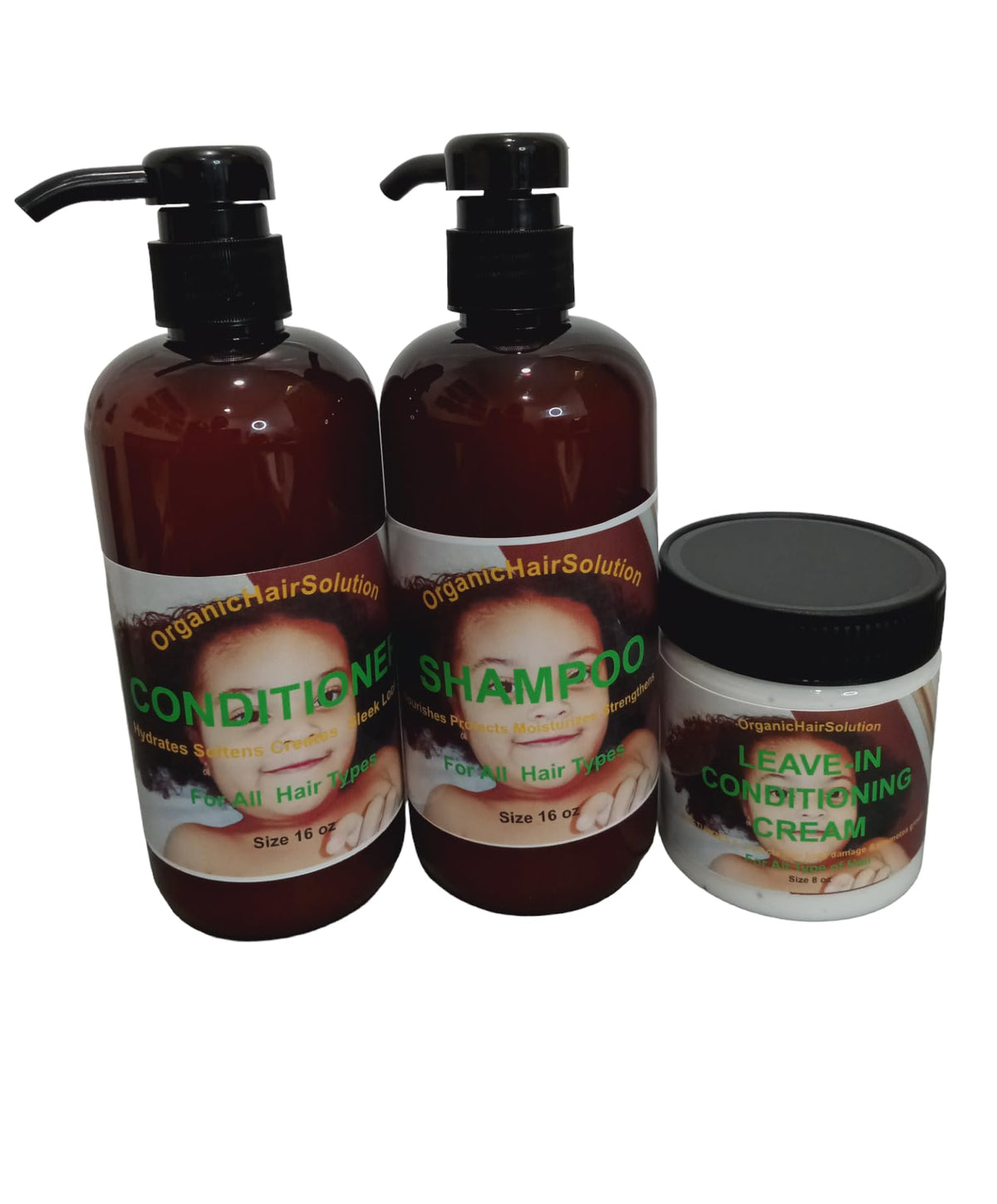 Organic Hair Solution KIDS Hair Care Set - Organic Hair Solution Official Imagery - 2