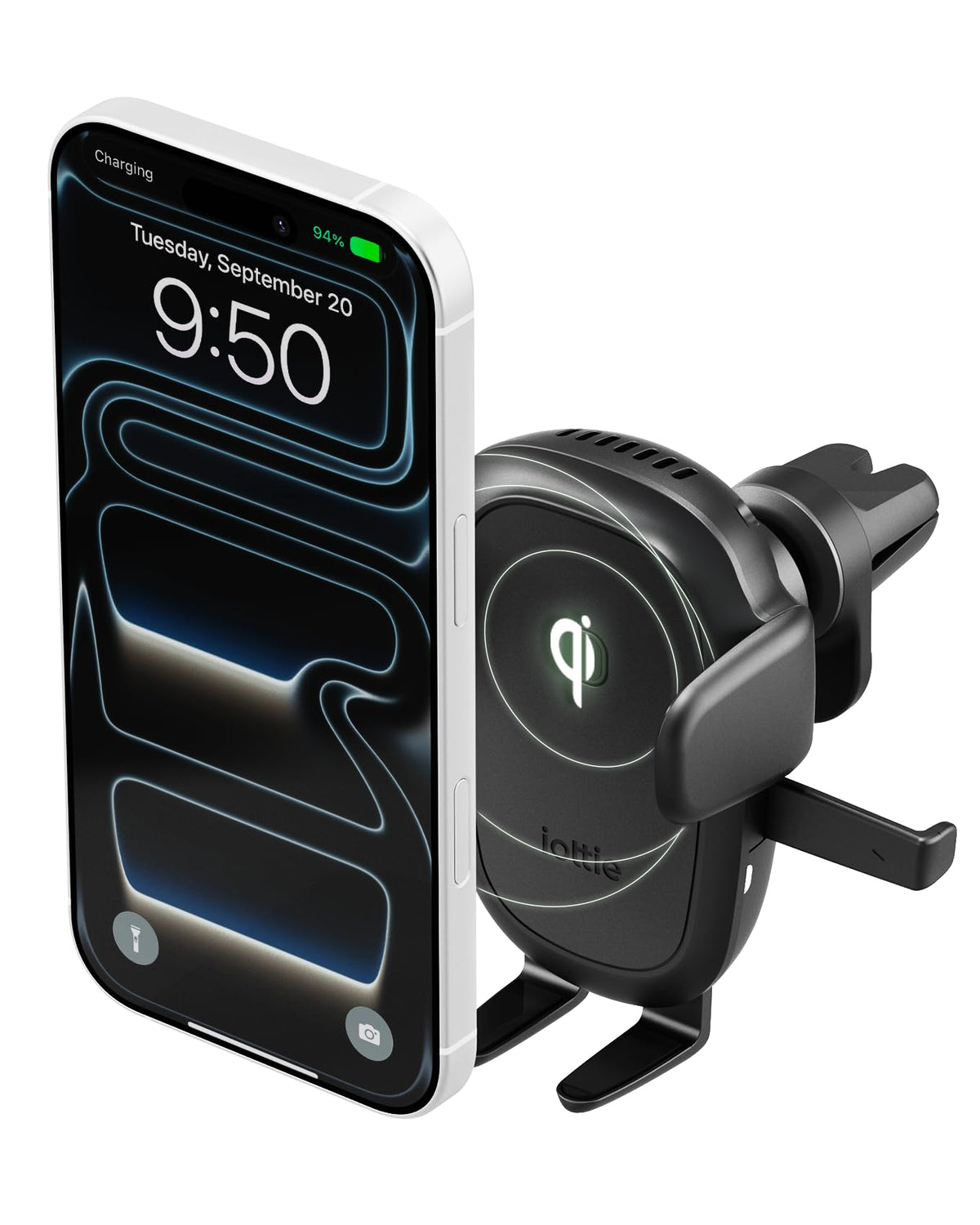 iOttie Easy One Touch Wireless 3 Car Charger Air Vent Qi - iOttie Official Imagery - 2