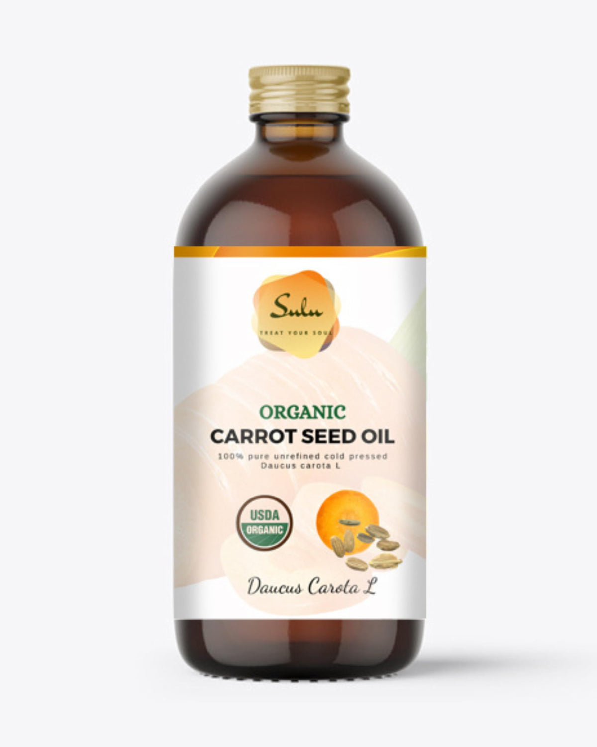 SULU ORGANICS Carrot Seed Oil USDA Organic Cold Pressed - SULU ORGANICS Official Imagery - 2