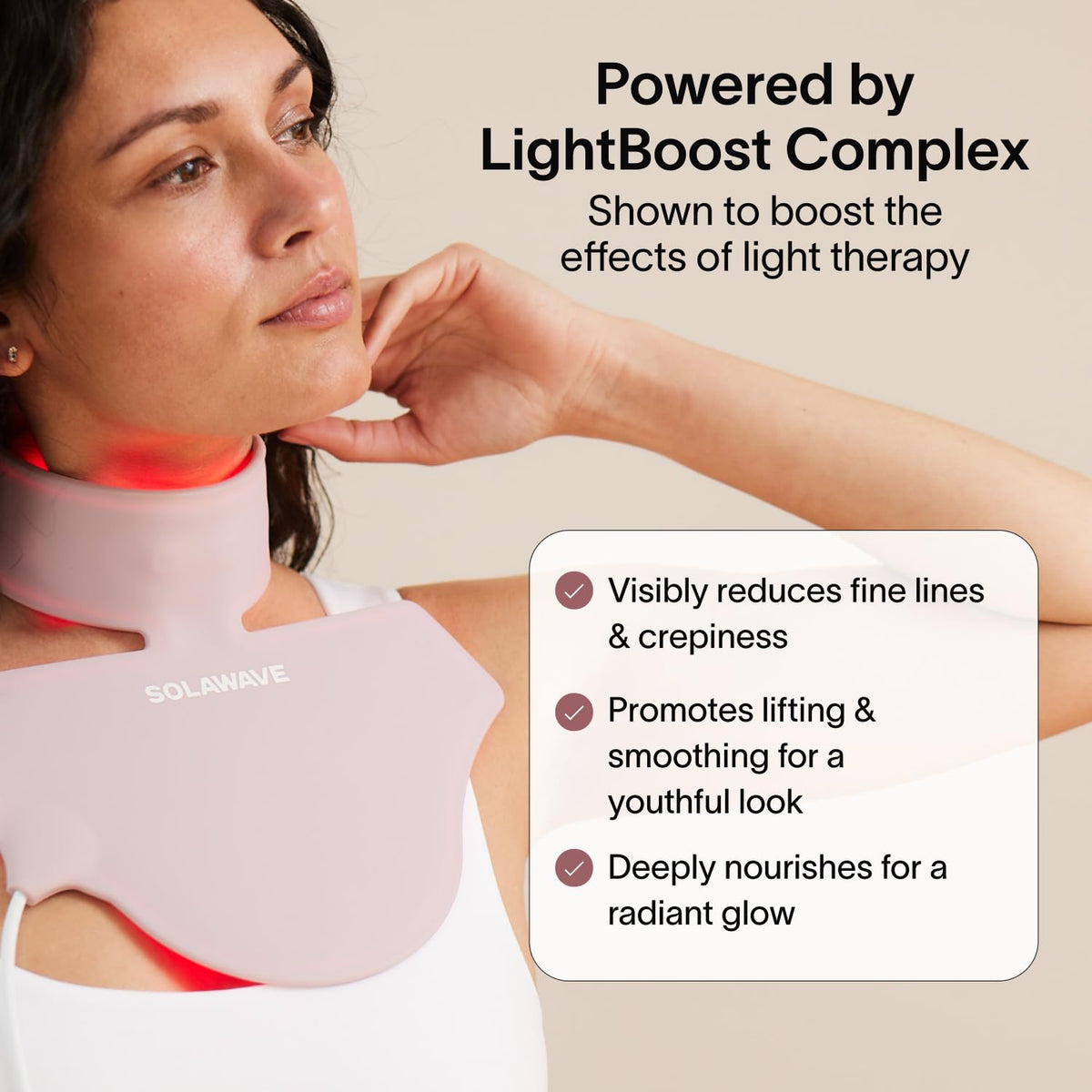 Solawave Red Light Therapy Rich Cream for Face Neck - Solawave Official Imagery - 4