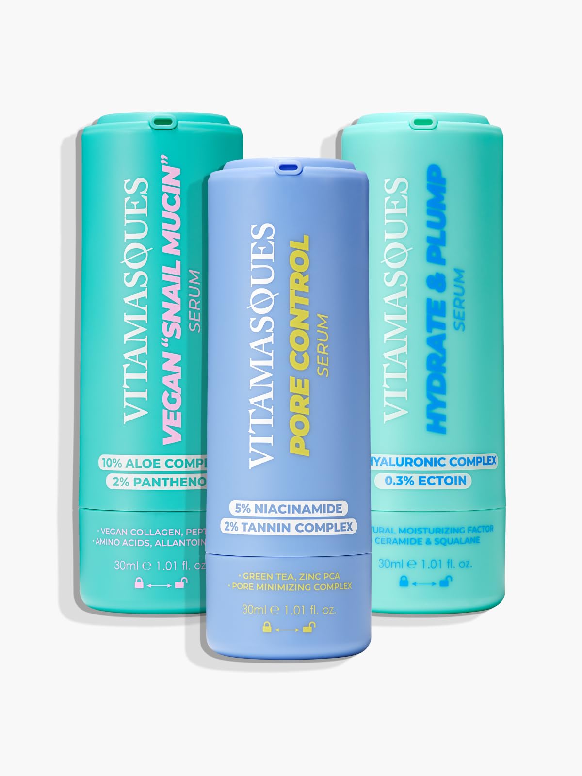 Trio Glow Serum Skincare Set - Vitamasques Official Imagery - 2