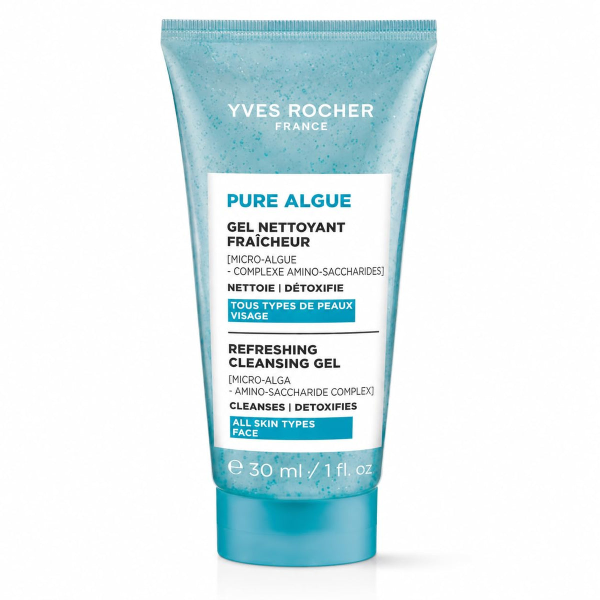 Yves Rocher Pure Algue Refreshing Cleansing Face Gel Mini - YVES ROCHER FRANCE Official Imagery - 3