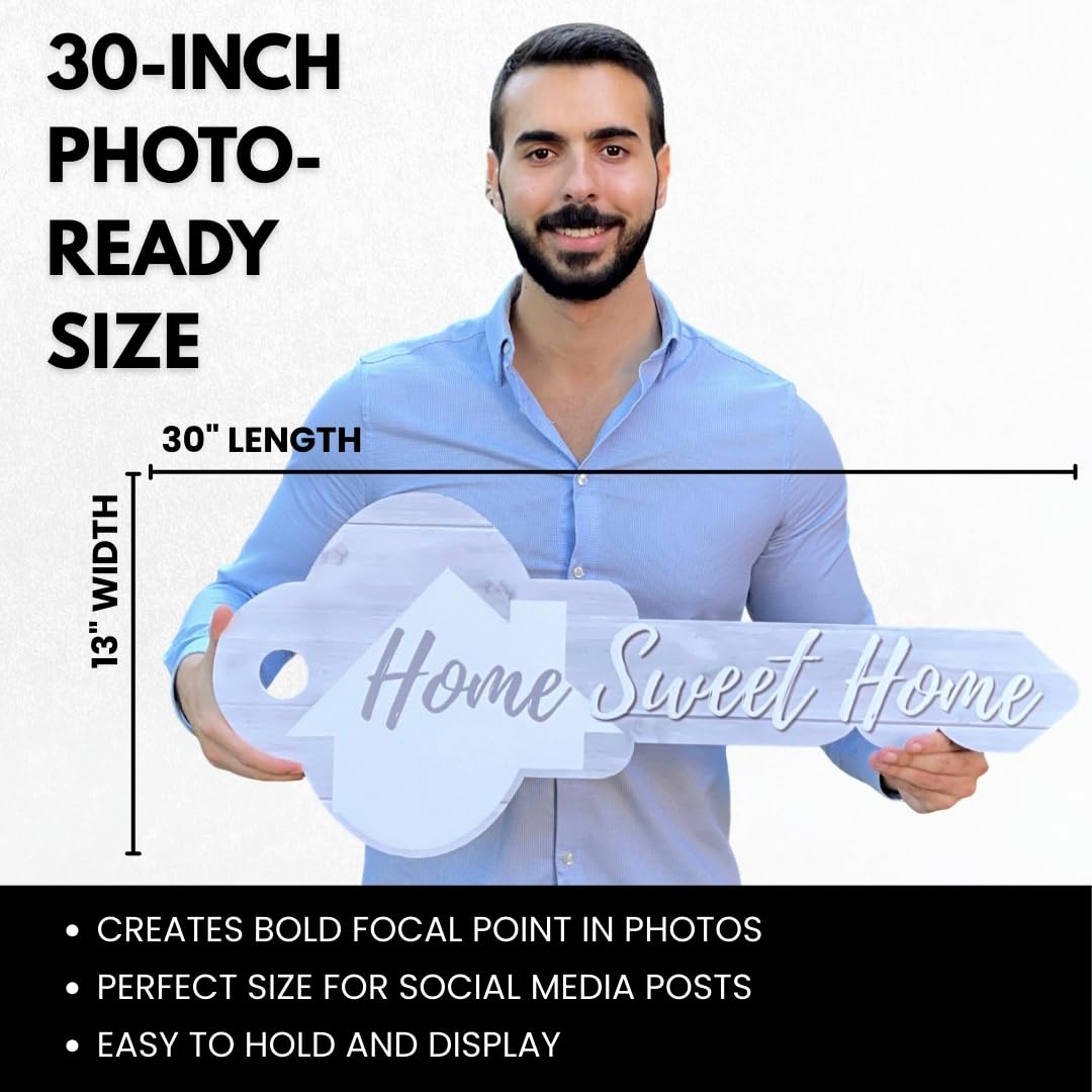 Labend Home 30 Large Sold Sign Key Shaped - LABEND HOME Official Imagery - 4