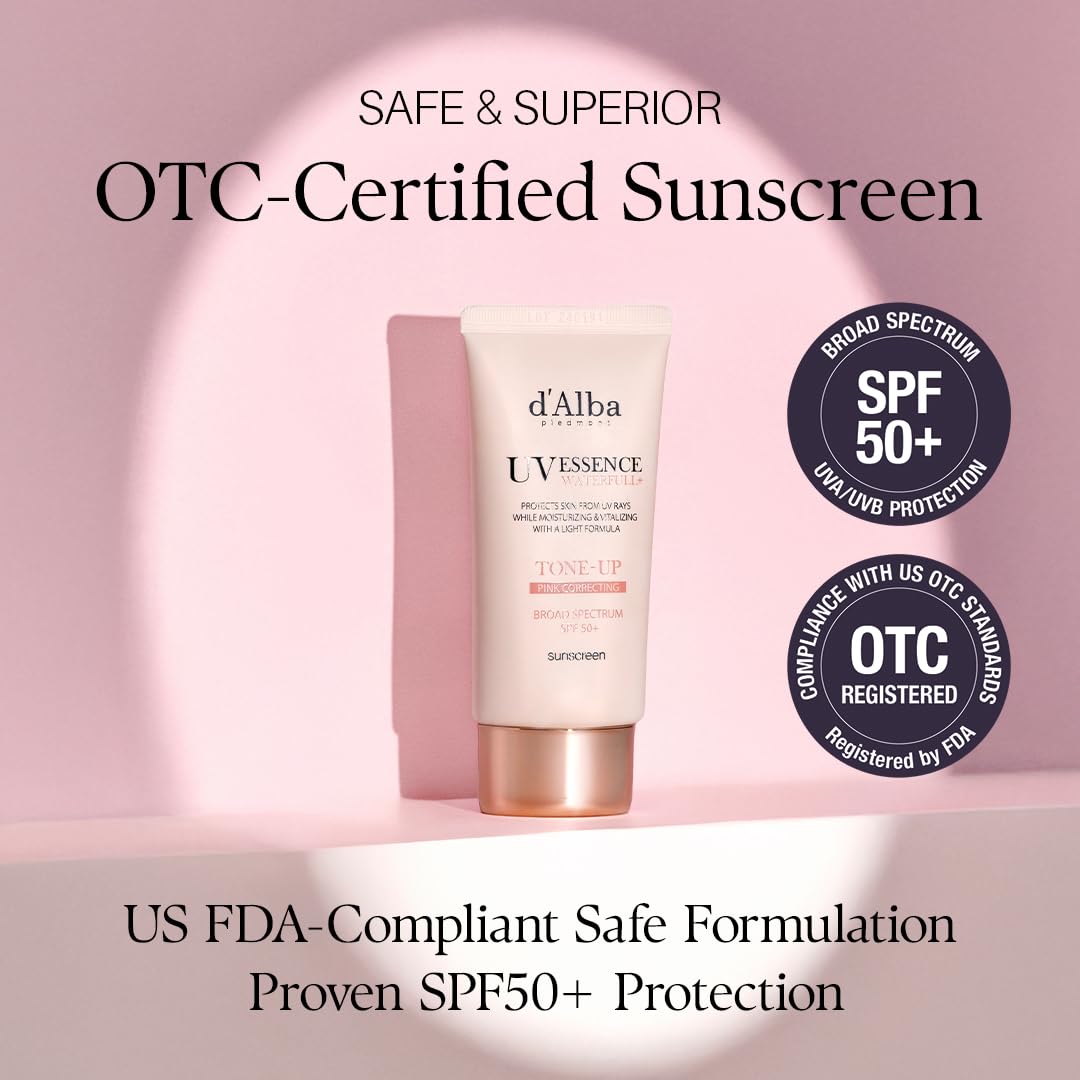 d'alba Piedmont d alba Piedmont Waterfull Tone Up Sunscreen Serum SPF 50 – packaging and label