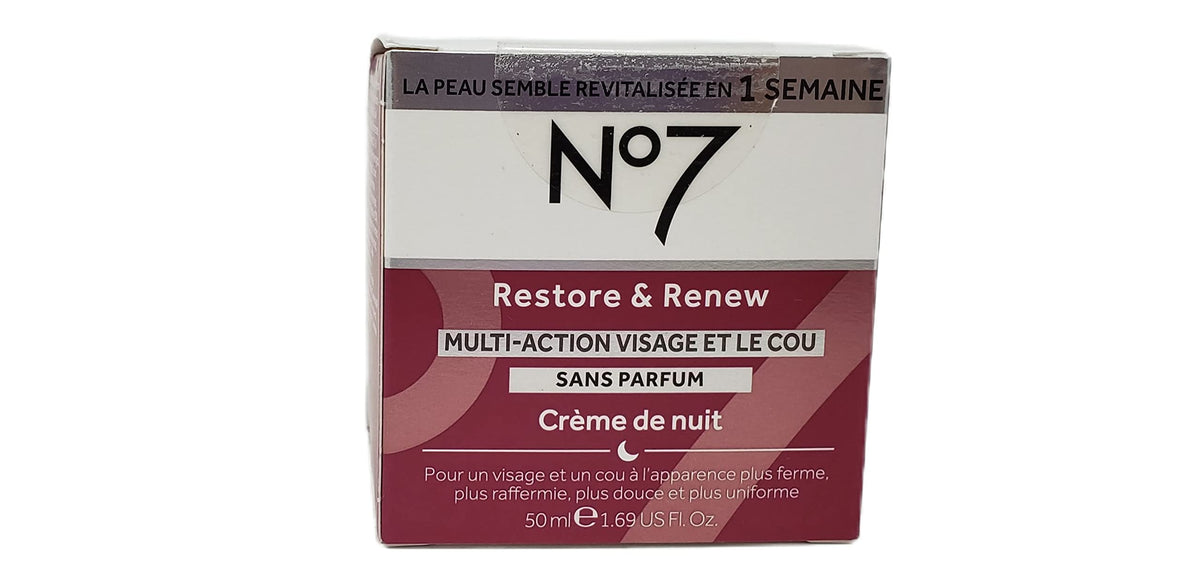 No 7 No Restore and Renew Face Neck Multi Action Fragrance - No7 Official Imagery - 8
