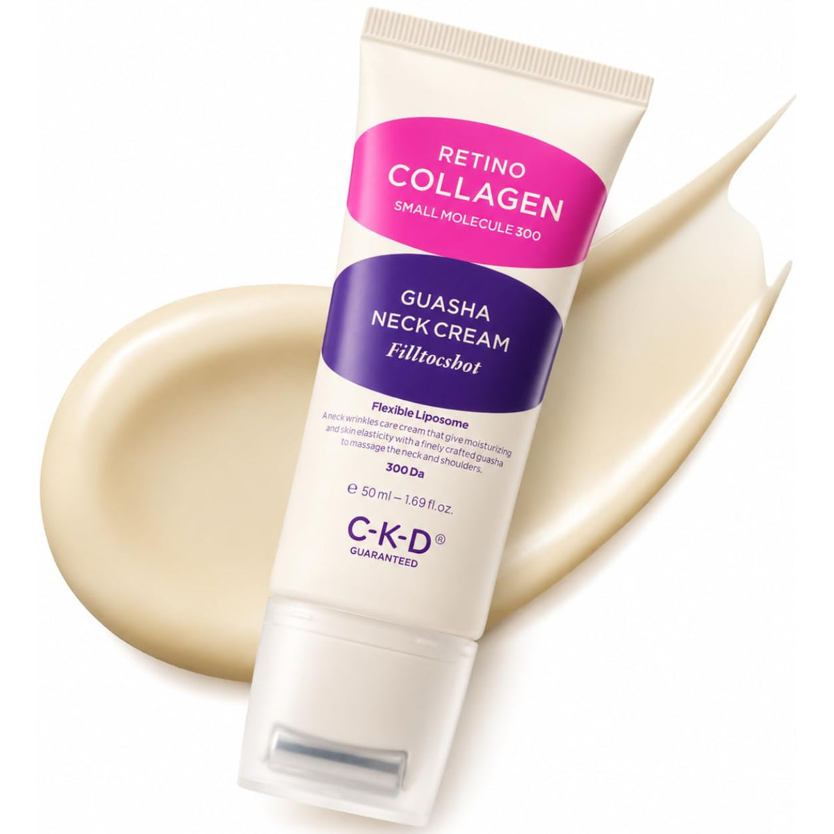 CKD Retinal Collagen Filltocshot Gua Sha Neck Cream - CKD Guaranteed Official Imagery - 2