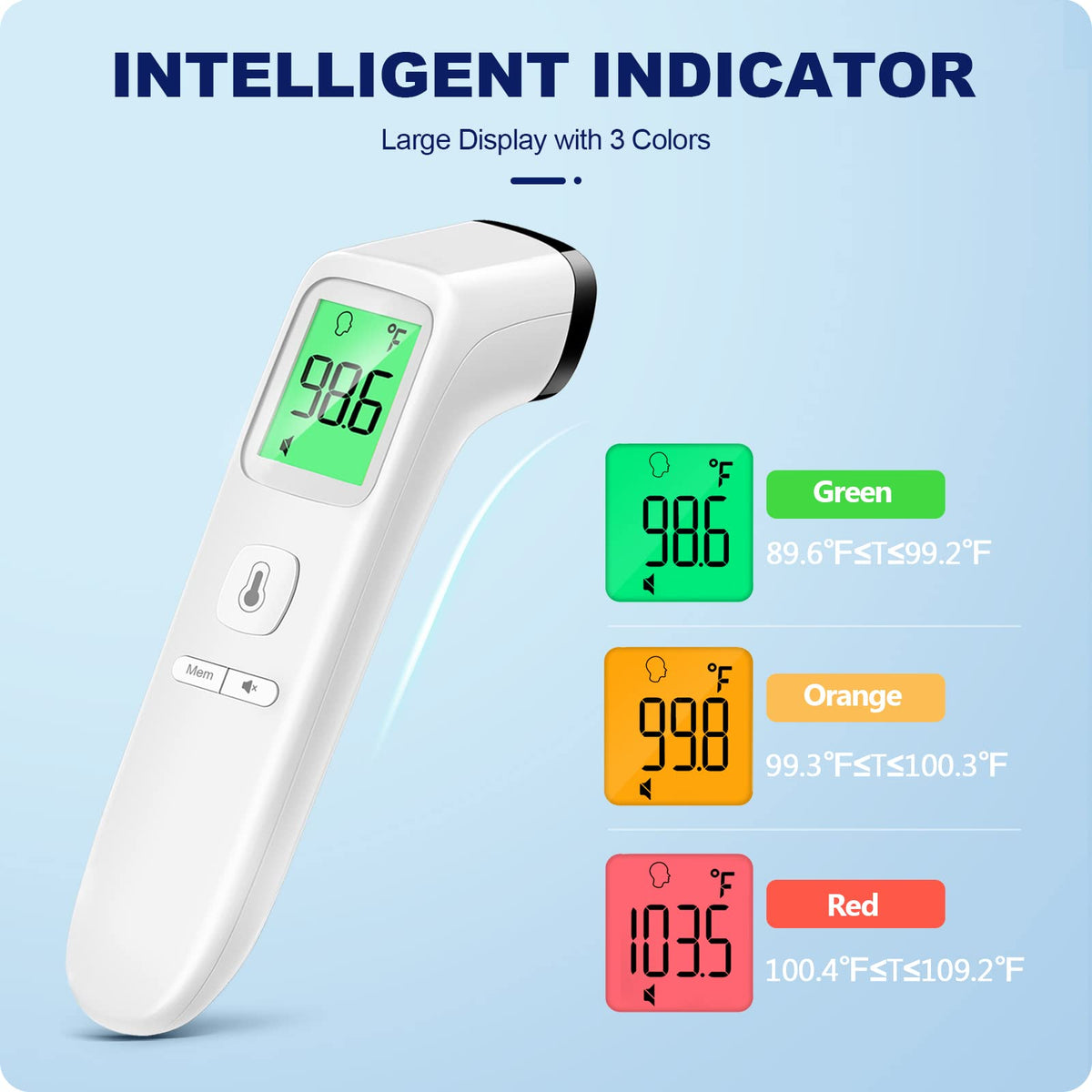 Goodbaby No Touch Thermometer for Adults and Kid Accurate – packaging and label