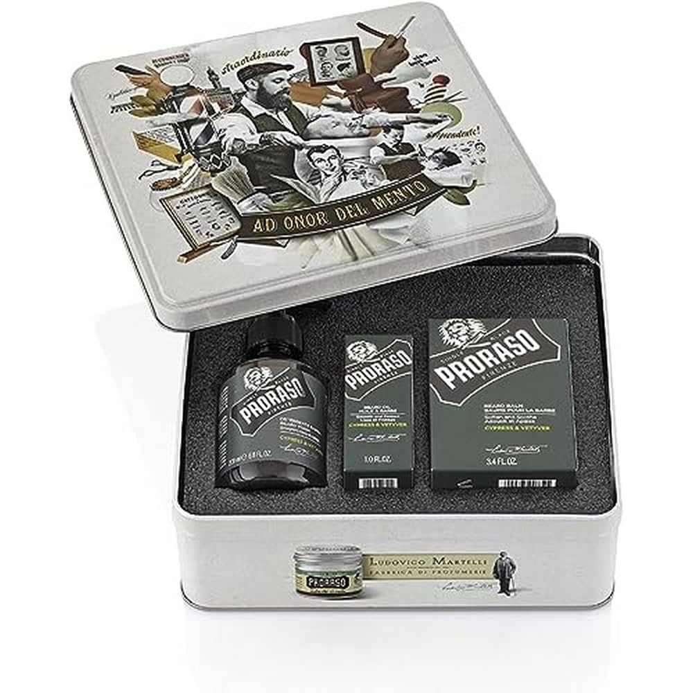 Proraso Beard Care Kit Gift Set for Men with Beard Wash - Premium Selection Official Imagery - 4