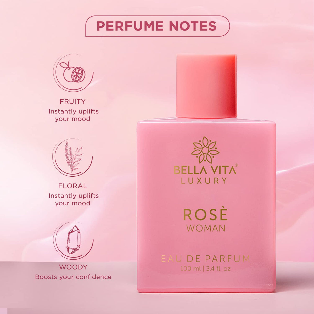 Bella Vita Luxury Bellavita Luxury ROSE Eau de Parfum – full view