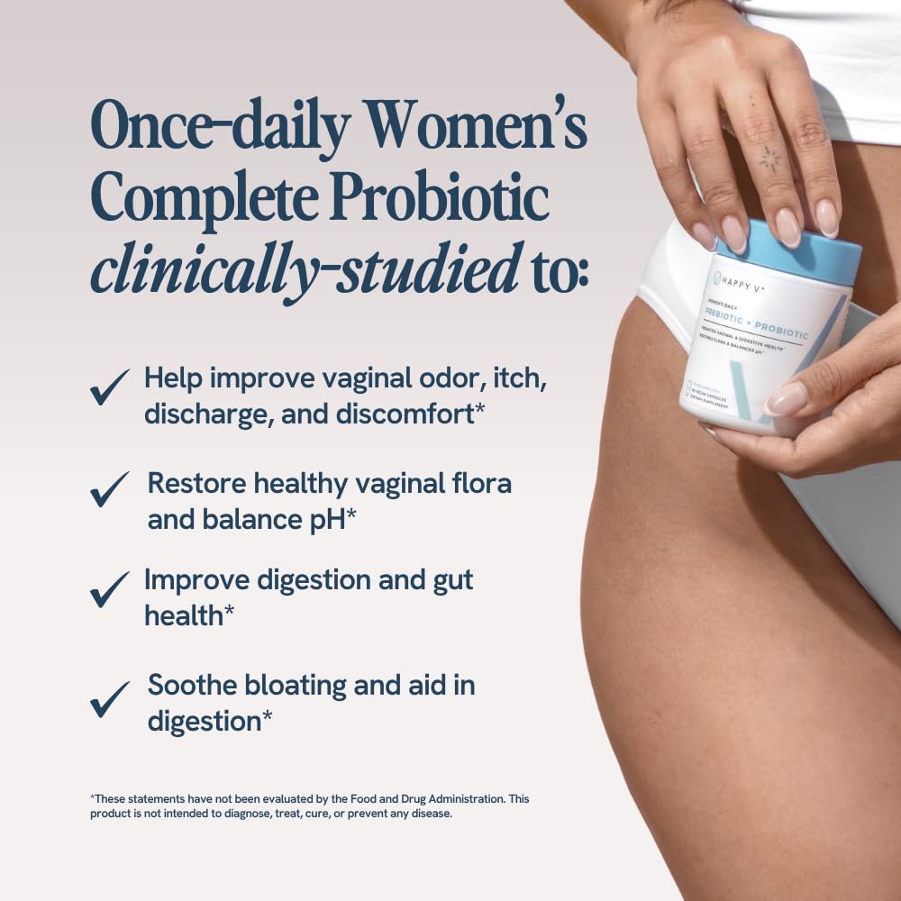 Happy V Dr Formulated Vaginal Probiotics for Women Odor Itch - Happy V Official Imagery - 3