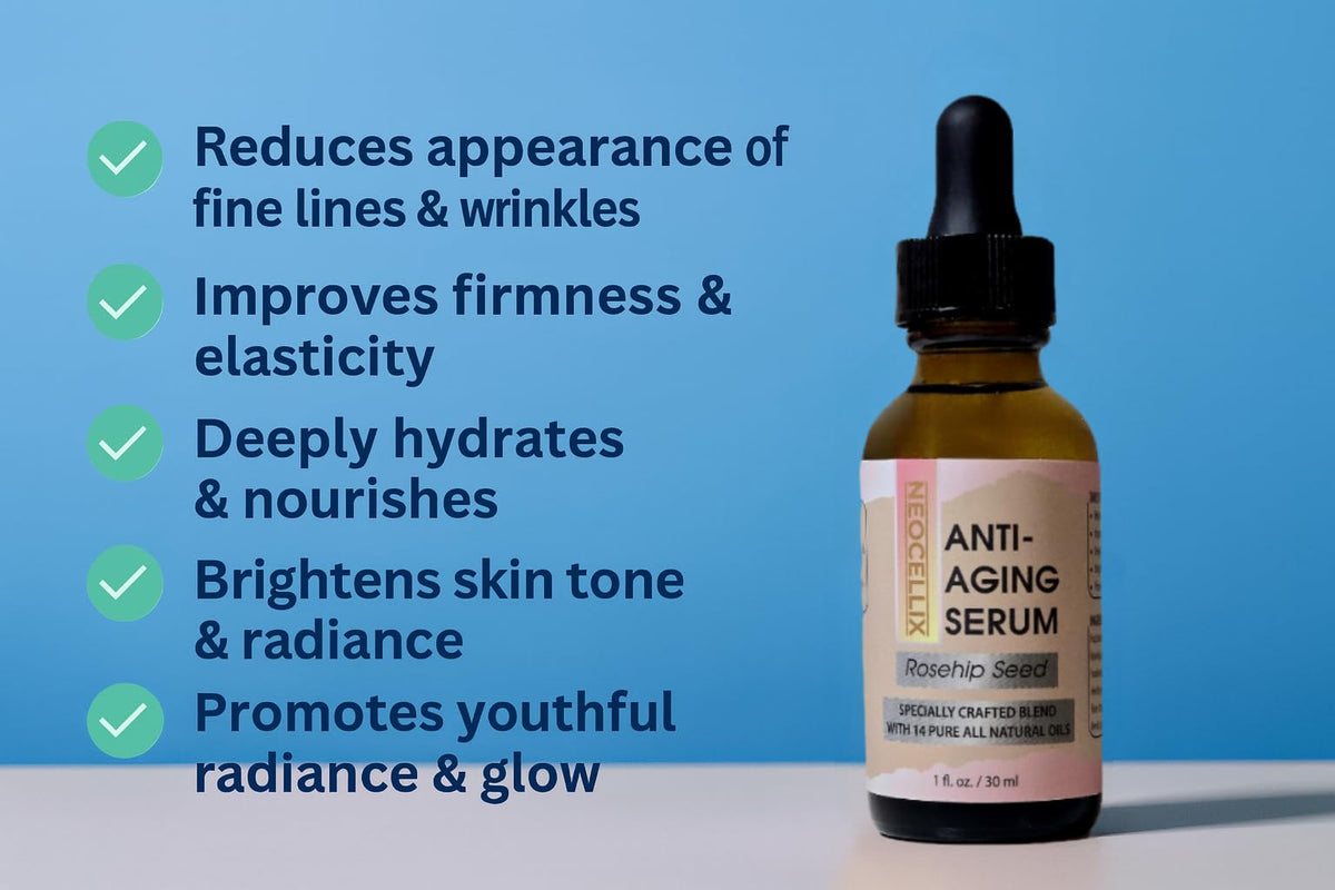 Anti Aging Oil Serum Made From 14 Pure All Natural Oils - Neogentek Official Imagery - 6