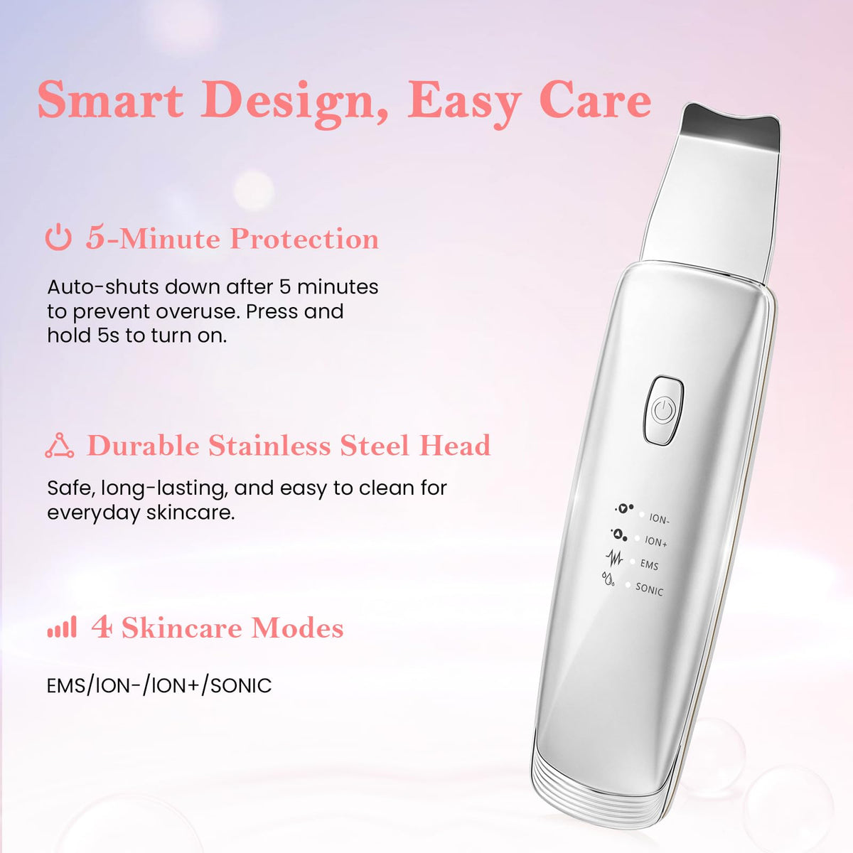Blackhead Remover Tools 4 in 1 Skin Scrubber Face Spatula - Virviuandy Official Imagery - 8