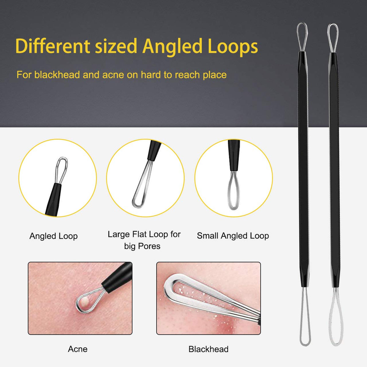 Boxoyx Pimple Popper Tool Kit – close-up detail