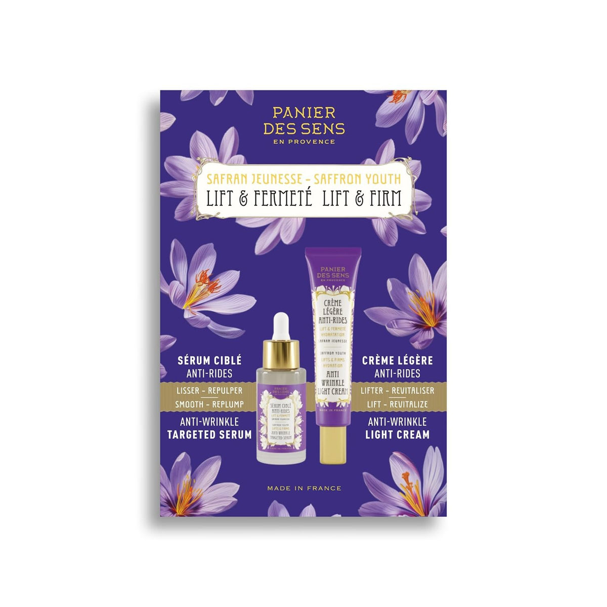 Panier des Sens Saffron Anti Aging Skin Care Gift Set Face - Panier des Sens Official Imagery - 2