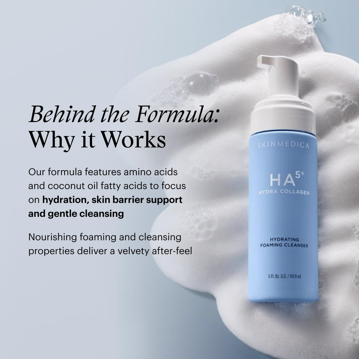 SkinMedica HA5 Hydra Collagen Hydrating Foaming Cleanser - SkinMedica Official Imagery - 7