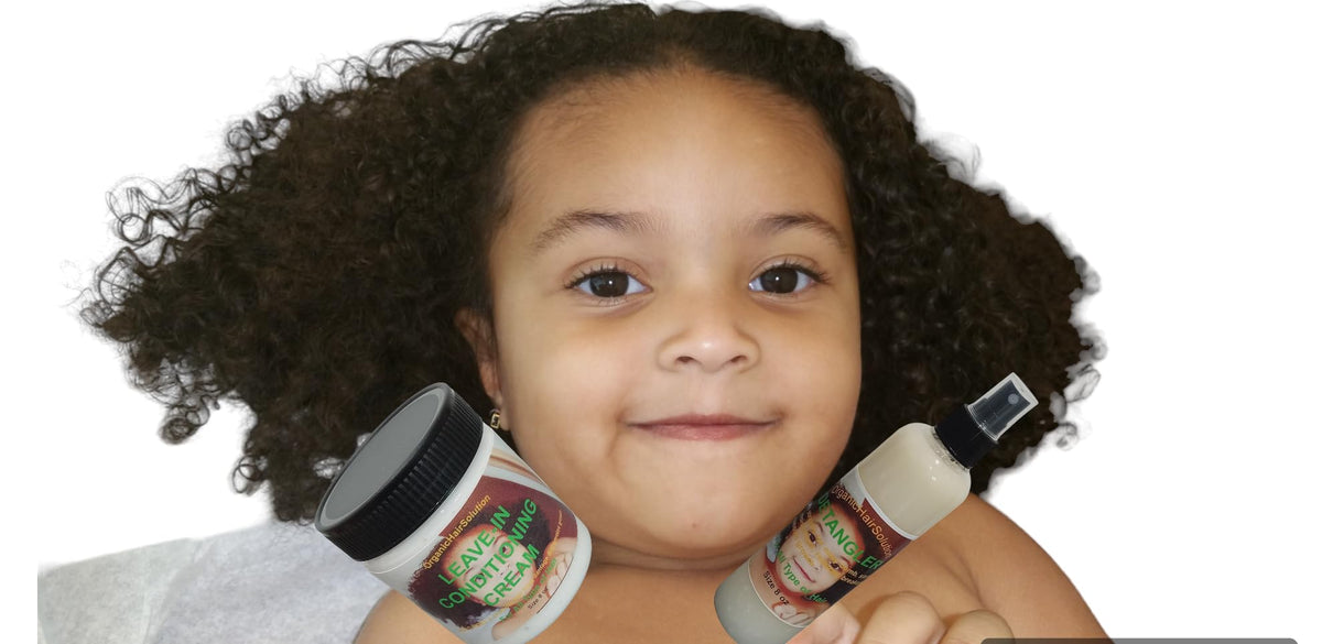 Organic Hair Solution KIDS Hair Care Set - Organic Hair Solution Official Imagery - 3