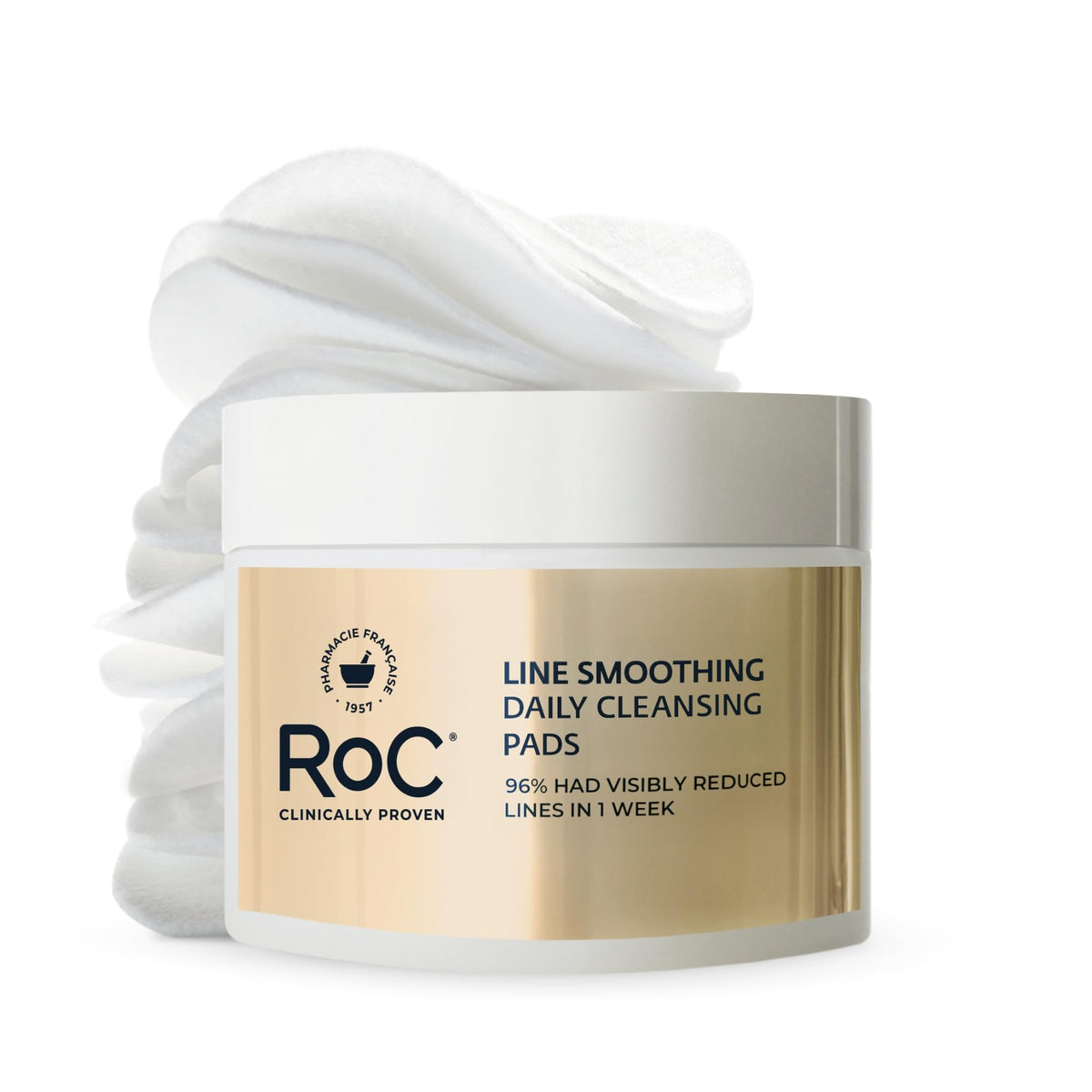 RoC Resurfacing Disks Line Smoothing Exfoliating Makeup – product photo (Cleansers)