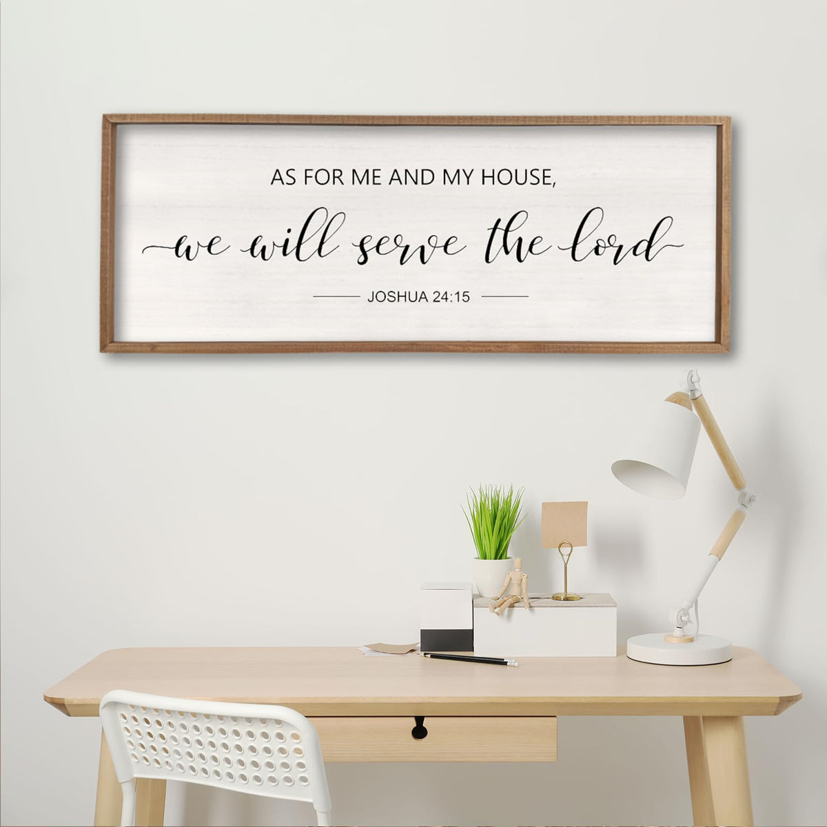 As For Me And My House We Will Serve The Lord Wall Decor 32 - comurdyo Official Imagery - 5