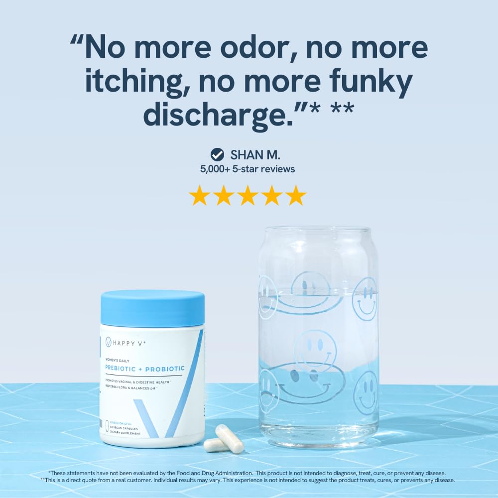 Happy V Dr Formulated Vaginal Probiotics for Women Odor Itch - Happy V Official Imagery - 6