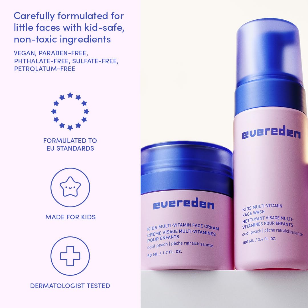 Evereden Kids Happy Face Duo Cool Peach and Baby Lip Balm - Evereden Official Imagery - 5