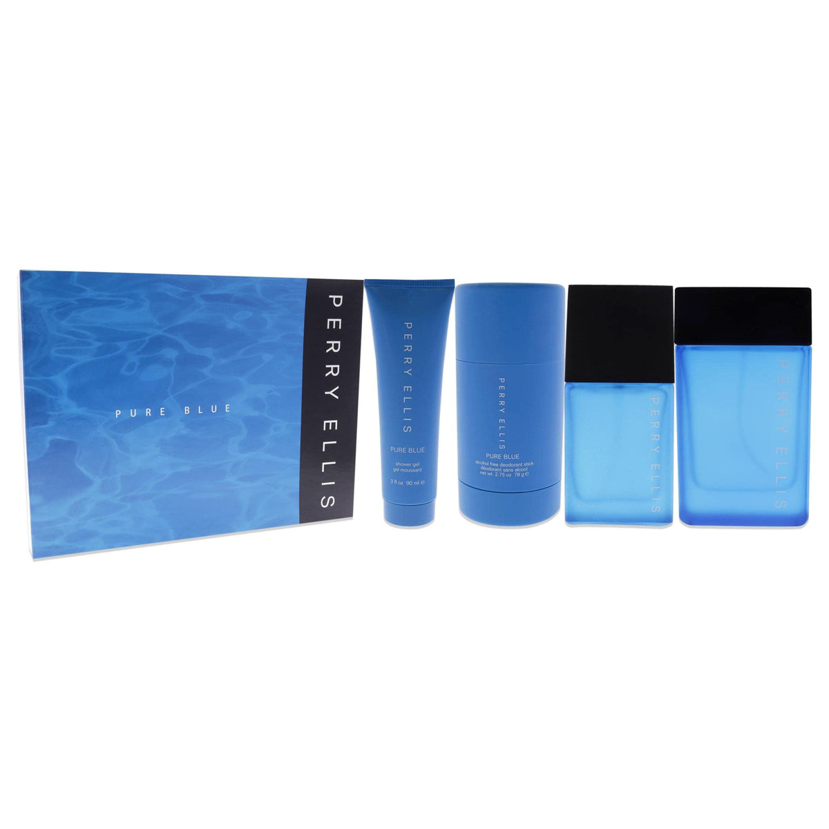 Perry Ellis Perry Ellis Pure Blue Men 3 4oz EDT Spray 3oz - Perry Ellis Official Imagery - 4