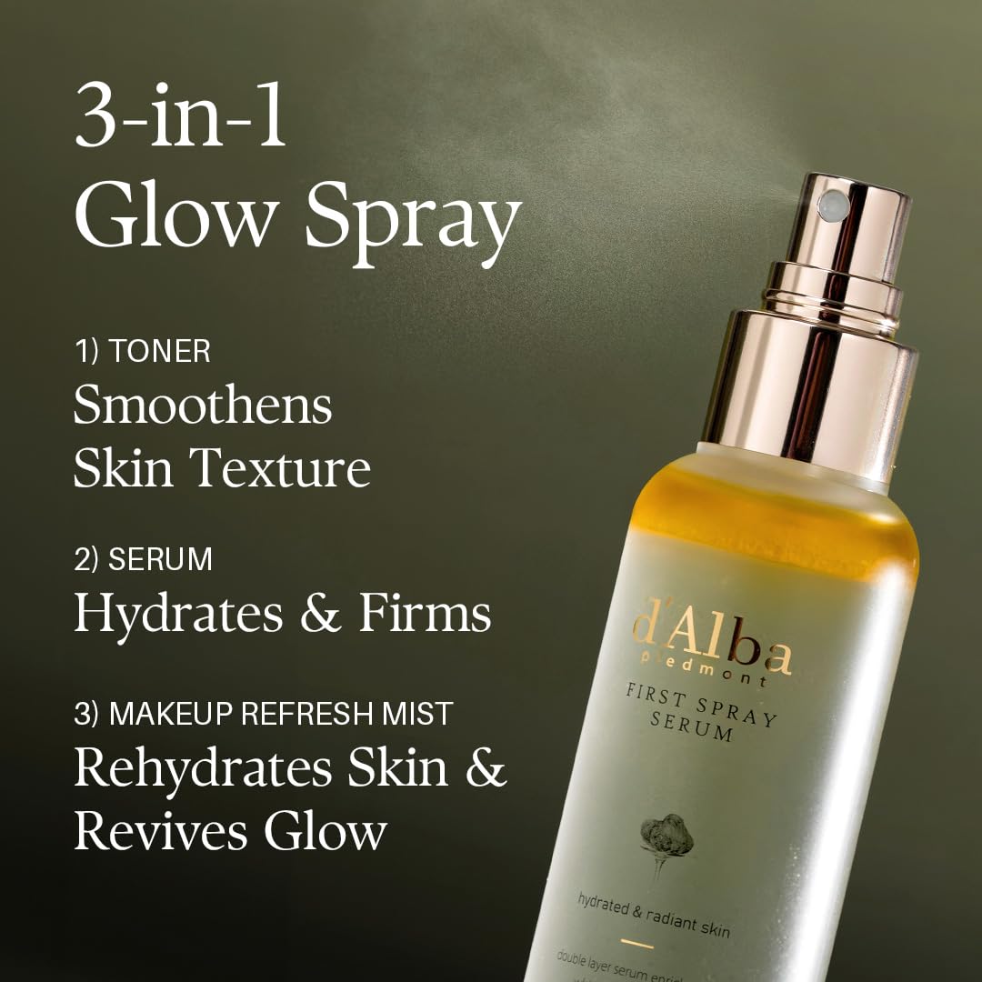 d'alba Piedmont d alba Piedmont Italian White Truffle First Spray Serum – back view and specifications