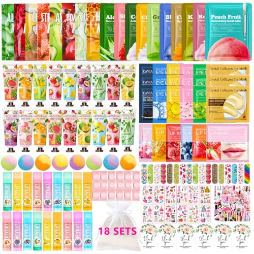 252 PCS Spa Party Supplies for Women Spa Day Favors - UUNZ Official Imagery - 1