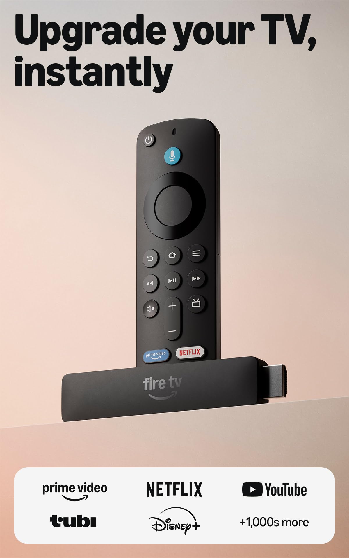 Amazon Fire TV Stick HD free live TV Alexa Voice Remote