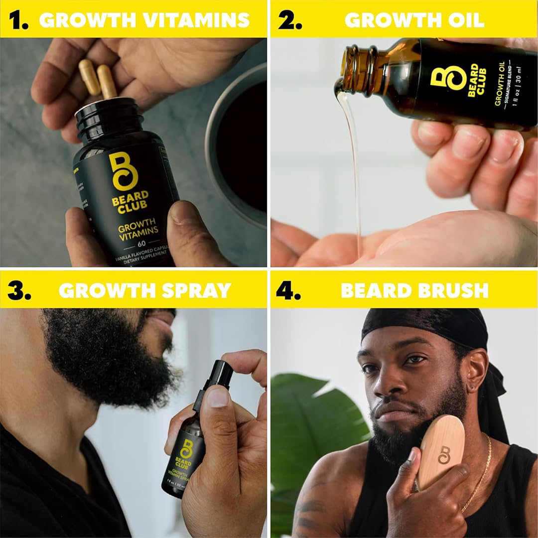 Beard Club Premium Beard Growth Kit - The Beard Club Official Imagery - 4