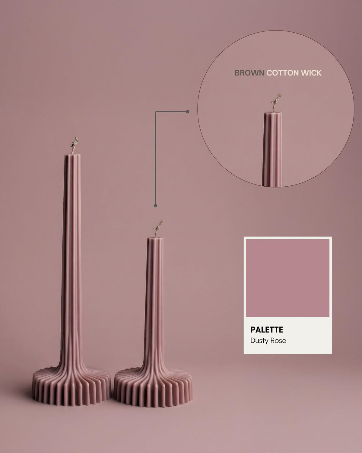 LAWA Set of 2 Vase Candle - LAWA Candles Official Imagery - 5