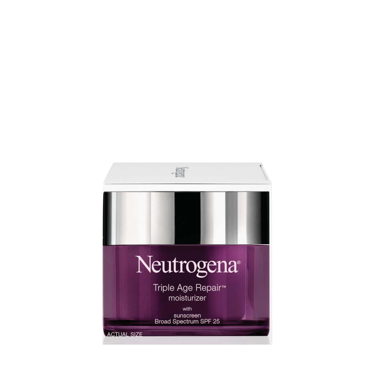 Neutrogena Triple Age Repair Face Moisturizer SPF 25 1 7 fl – packaging and label