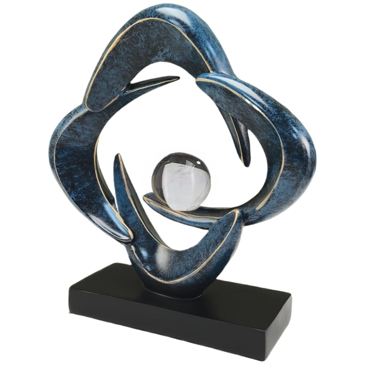 Abstract Sculpture Art Home Decor Accents Modern Decorative - LuckySunDecorQZ Official Imagery - 3